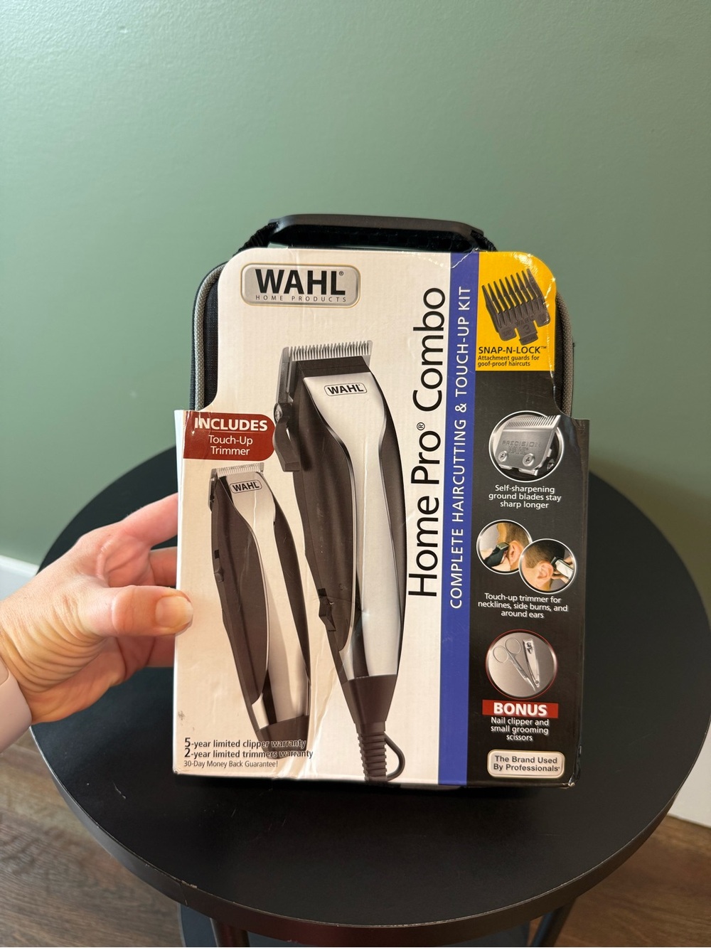 Wahl Home Pro Combo Complete Haircutting & Touch-Up Kit - Black/White
